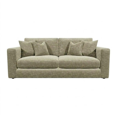 Cleo Luxe Chenille Oyster Sofa Range Sofa 3 Seater Sofa 