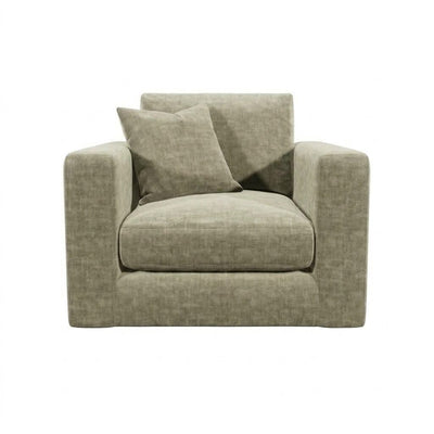 Cleo Luxe Chenille Oyster Sofa Range Sofa Chair 
