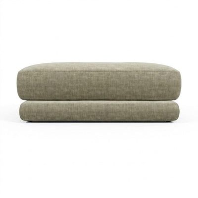 Cleo Luxe Chenille Oyster Sofa Range Sofa Footstool 