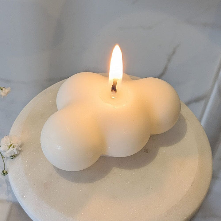 Cloud Mini Cream Decorative Candle Fragrance 