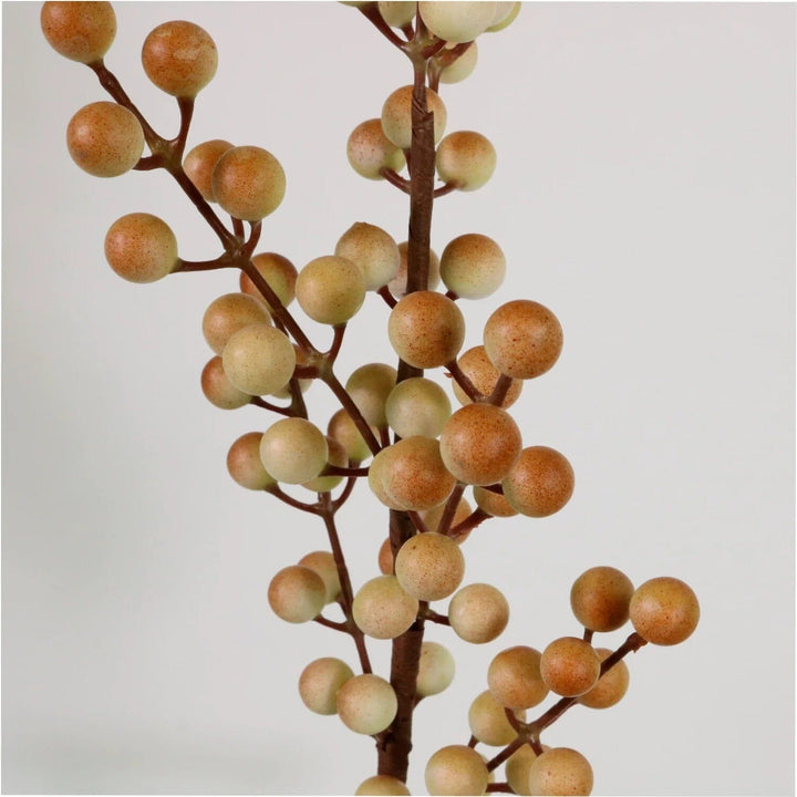 Coffee Faux Berry Single Stem Floral Accessories 