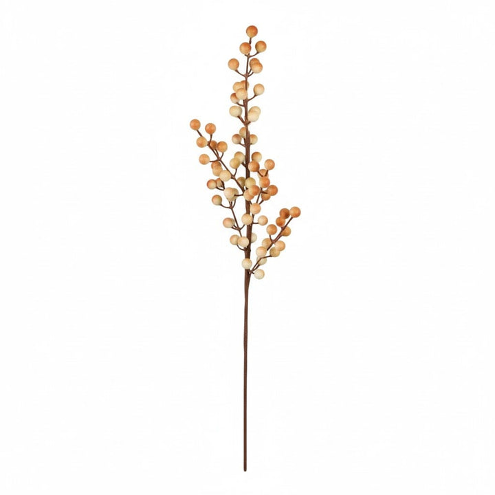 Coffee Faux Berry Single Stem Floral Accessories 