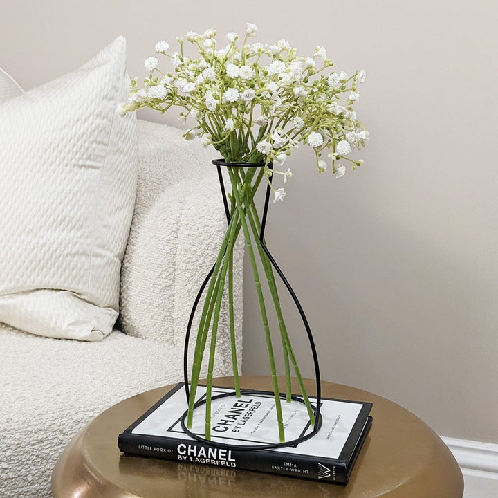 Contour Black Silhouette Wire Vase Accessories 