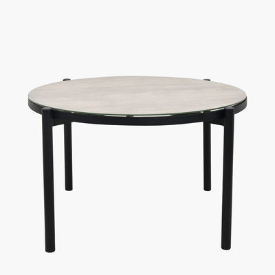 Coppola Putty Outdoor 4 Seater Round Dining Set Outdoor 