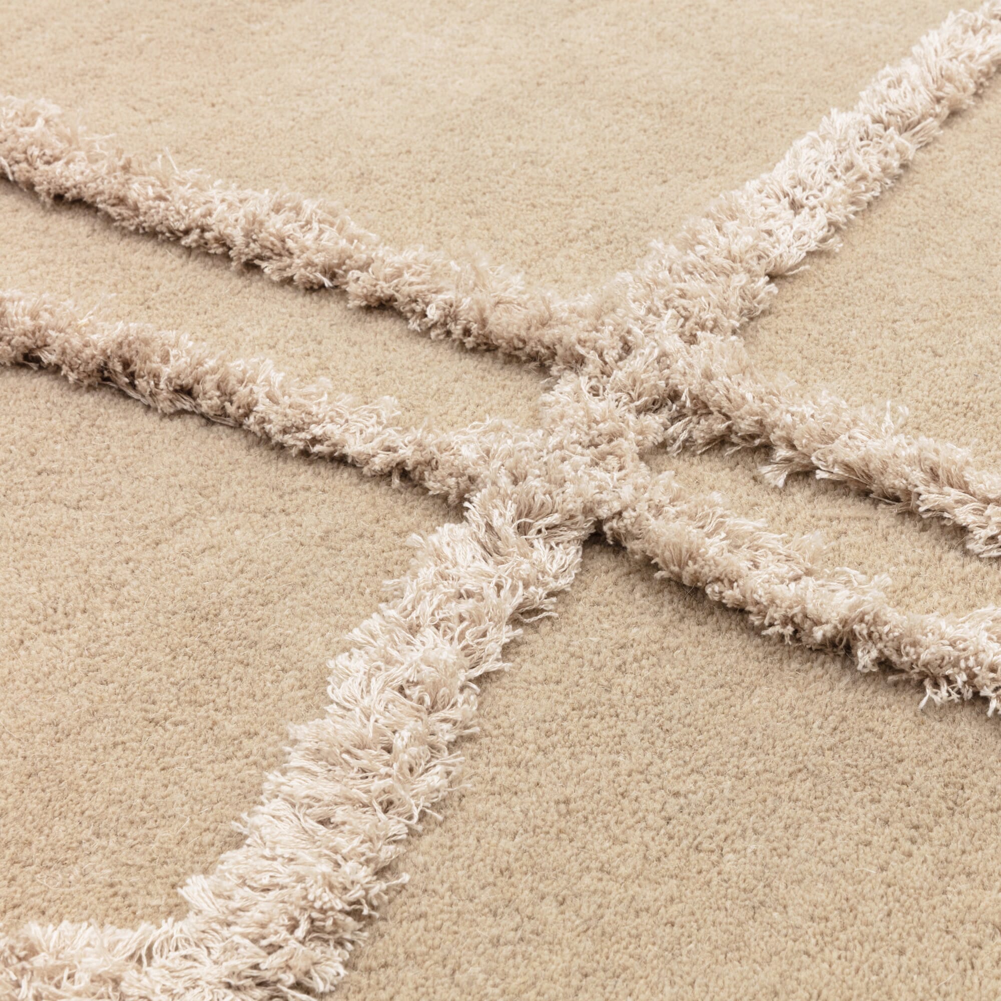 Cordero Sand Abstract Line Rug 
