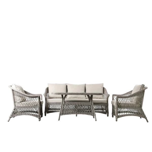 Corsica Rattan Outdoor Sofa Dining Set Outdoor 