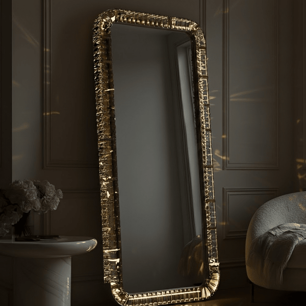 Corvella Bronze LED Floor Standing Mirror Accessories 