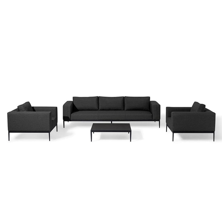 Cove Outdoor Charcoal 2 Seater Sofa Set Outdoor 