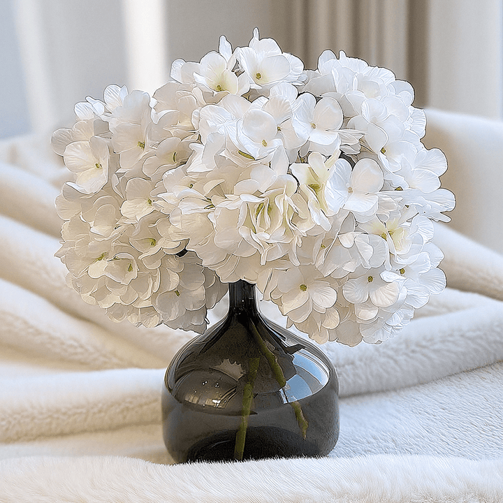 Cream Faux Hydrangea Single Stem Flower Accessories 