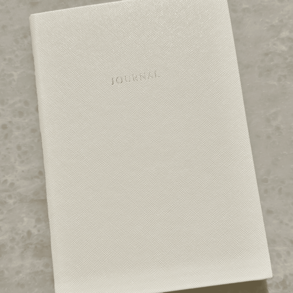Cream & Gold A5 Lined Journal Notebook Accessories 