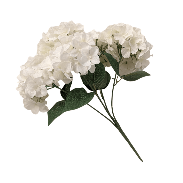 Cream Hydrangea Faux Floral Bunch Accessories 