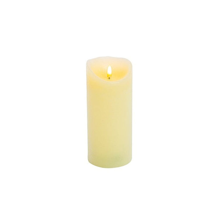 Cream Outdoor Medium LED Flickering Candle Accessories 