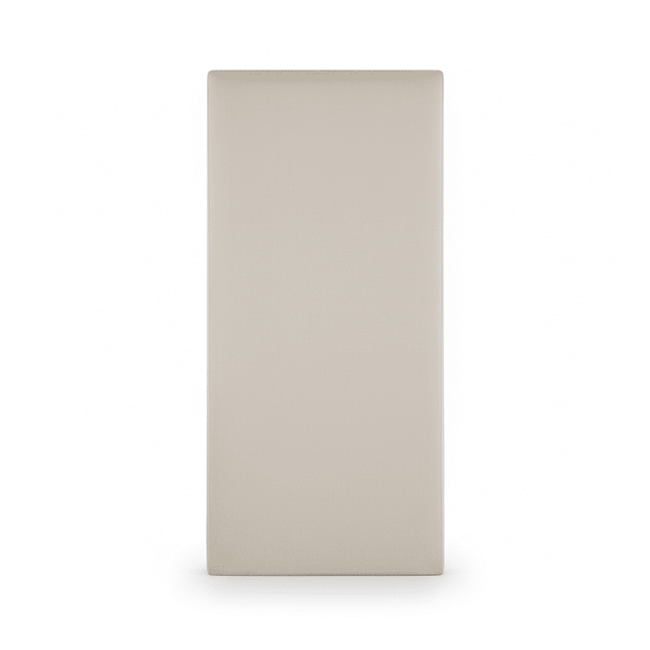 Cream Velvet Double Width Individual Upholstered Headboard Wall Panel - 90cm Beds and Headboards 