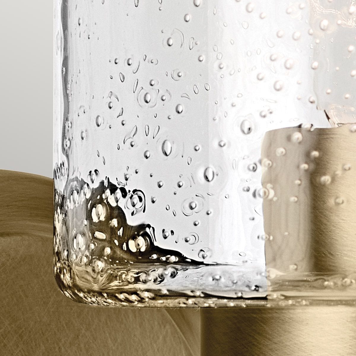 Cressida Gold & Glass Wall Light Lighting 