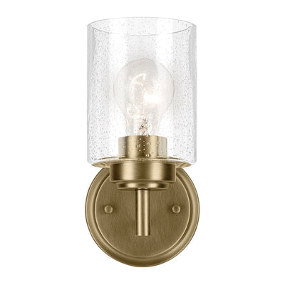 Cressida Gold & Glass Wall Light Lighting 