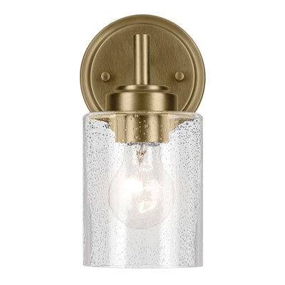 Cressida Gold & Glass Wall Light Lighting 