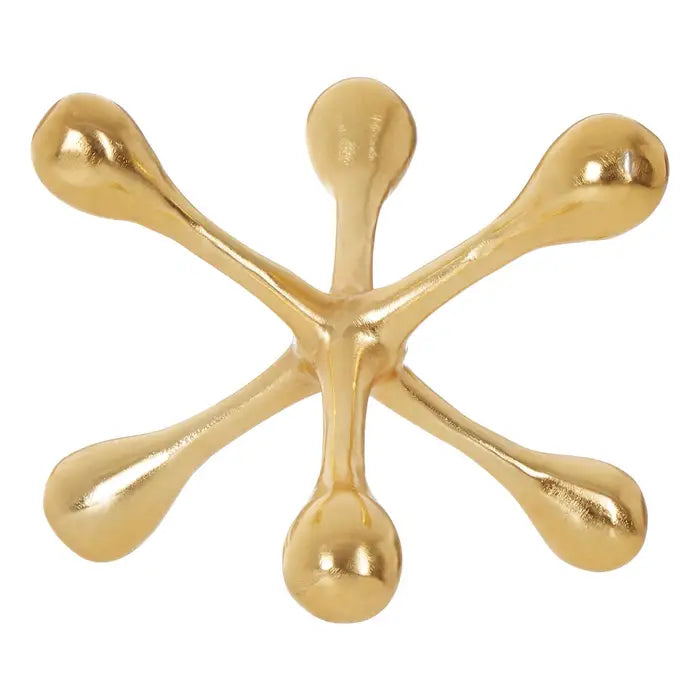 Cypher Decorative Gold Abstract Sculpture Accessories 