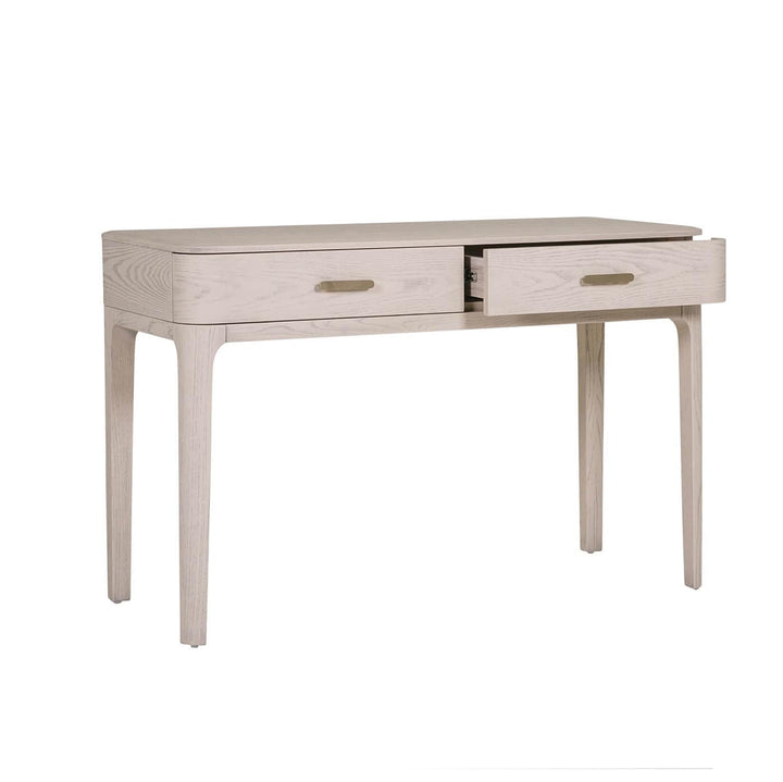 Dahlia Lightwash Wood Veneer 2 Drawer Dressing Table Furniture 