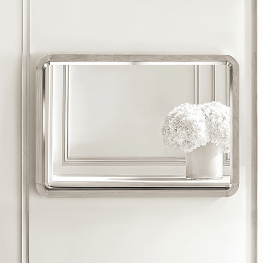 Dahlia Lightwash Wood Wall Mirror Accessories 