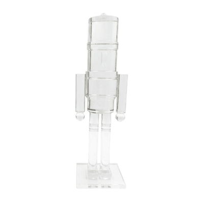 Decorative Perspex Nutcracker Ornament - Set of 2 Accessories 