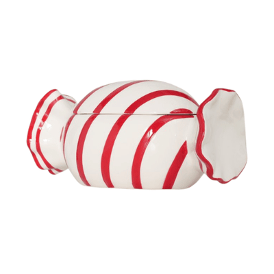 Decorative Red Stripe Candy Jar Accessories 