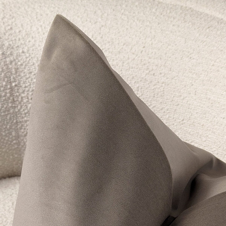 Delanie Latte Velvet Bolster Cushion - 30x50cm Textiles 