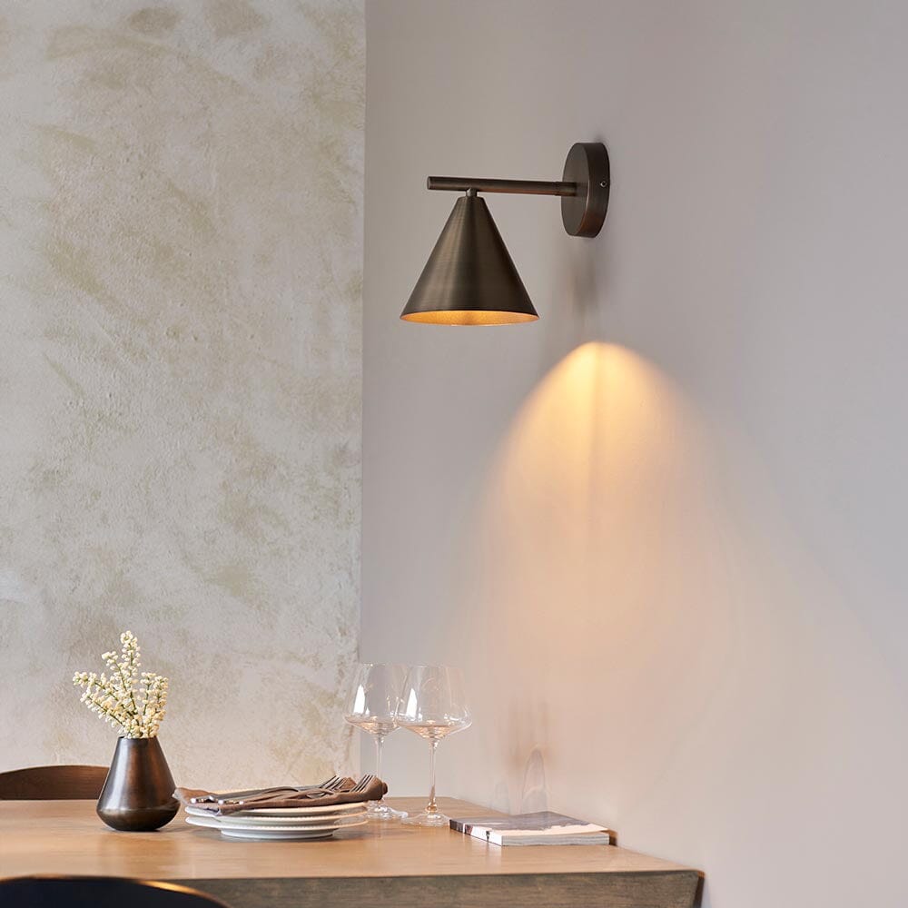 Devonte Bronze Wall Light Lighting 