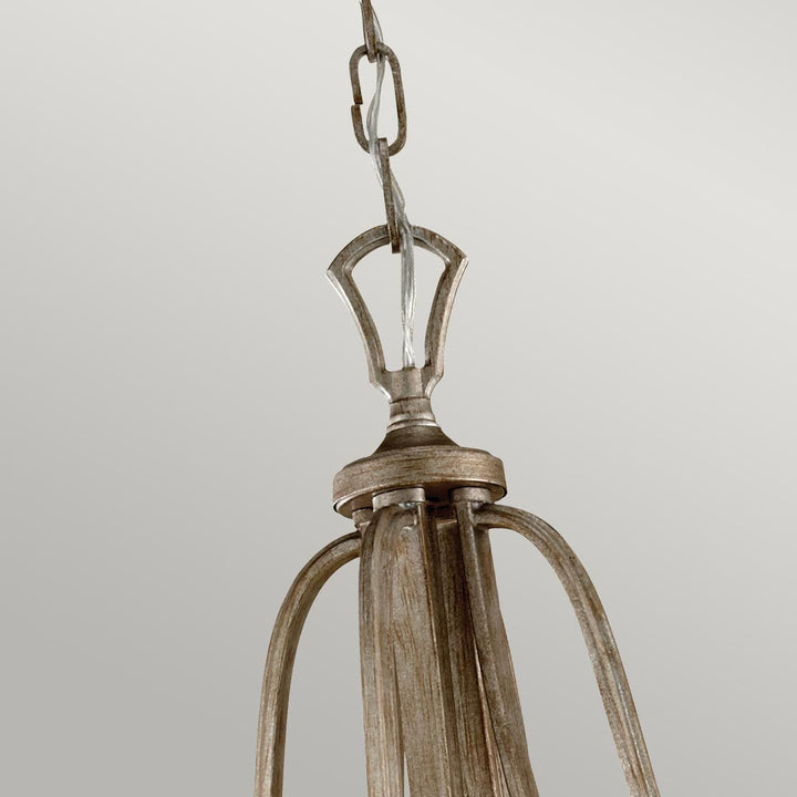 Digby Brushed Silver Pendant Ceiling Light Lighting 