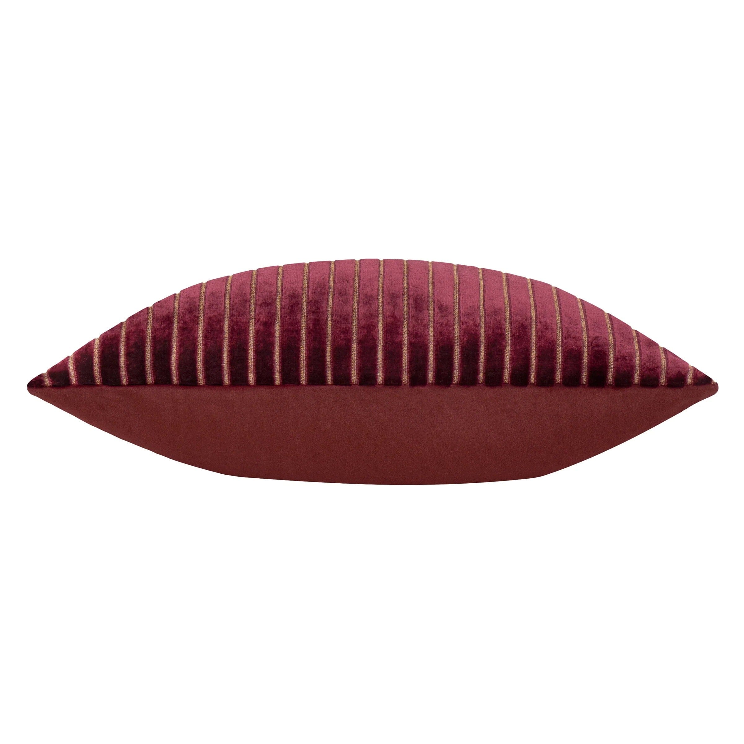 Dravenna Burgundy Striped Cushion- 50x50cm 