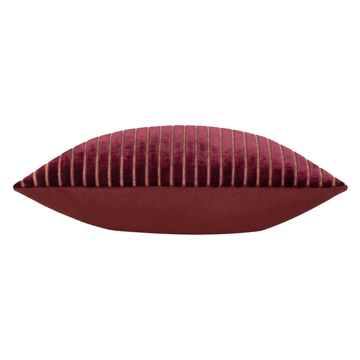 Dravenna Burgundy Striped Cushion- 50x50cm 