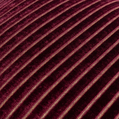 Dravenna Burgundy Striped Cushion- 50x50cm 