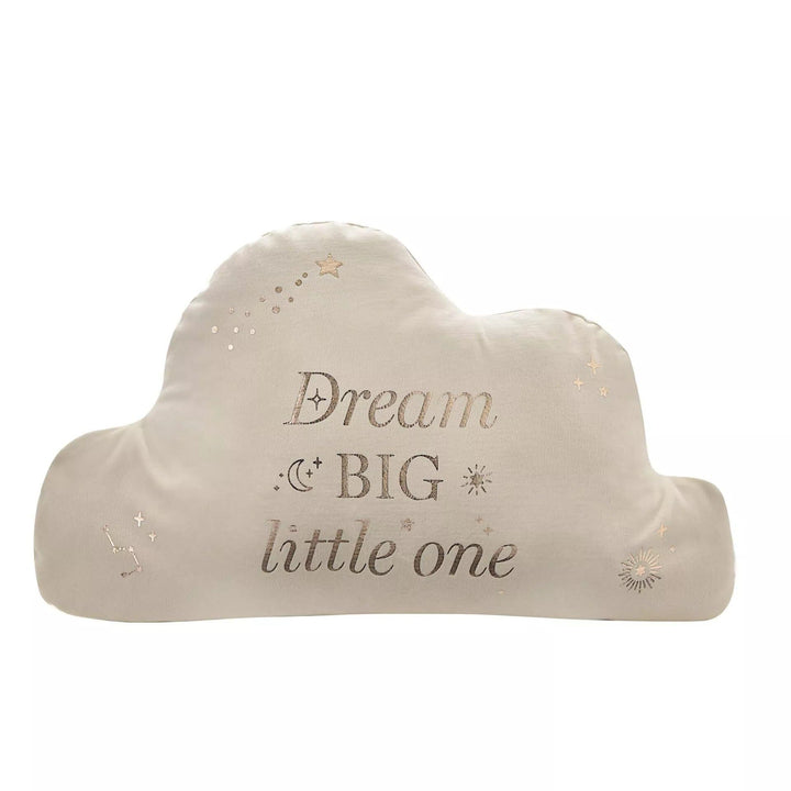 'Dream Big Little One' Cloud Shaped Decorative Cushion Textiles 