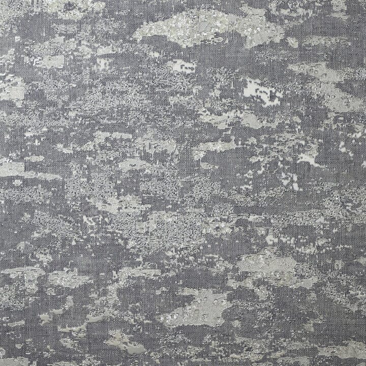 Eavan Dark Grey & Silver Textured Patterned Wallpaper Accessories 