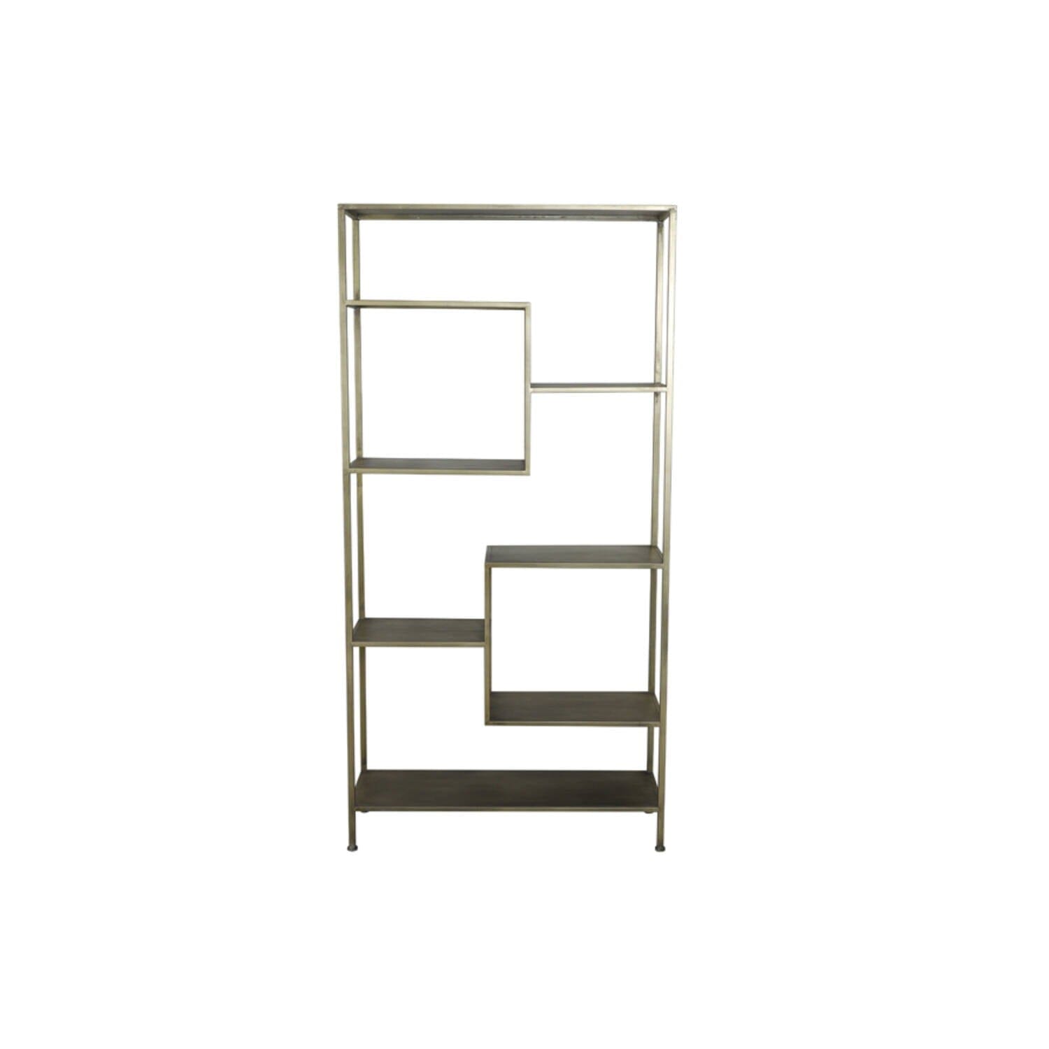 Efilia Antique Gold Shelving Unit Furniture 