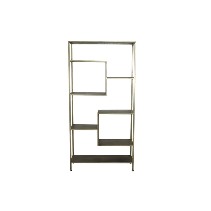 Efilia Antique Gold Shelving Unit Furniture 