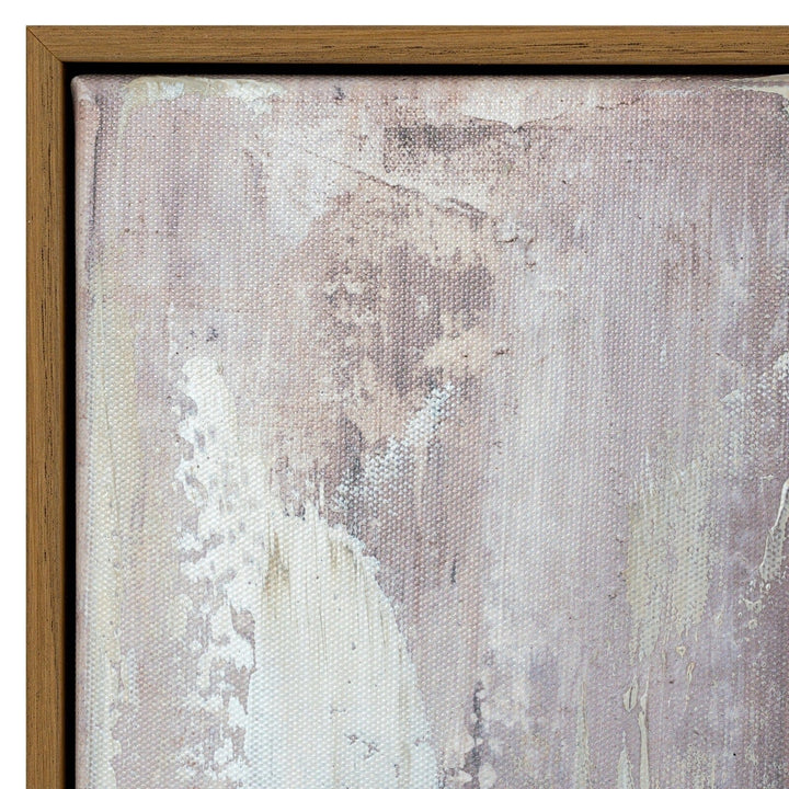 Elira Neutral Hand Painted Landscape Canvas in Frame Accessories 