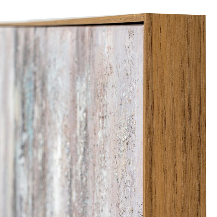 Elira Neutral Hand Painted Landscape Canvas in Frame Accessories 