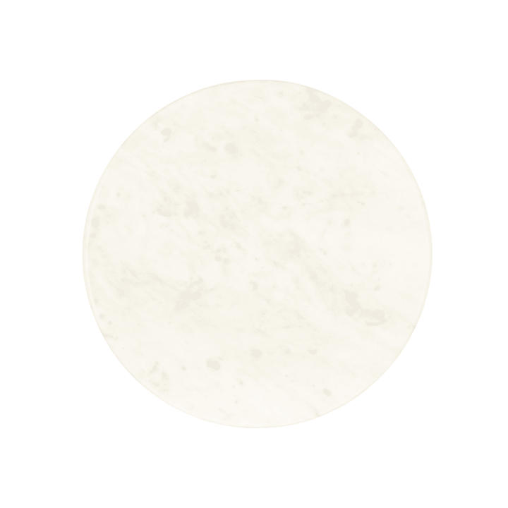 Elisse Cream & Gold Side Table with Marble Top Furniture 