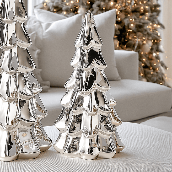 Elle Petite Silver Decorative Tree Ornament Accessories 
