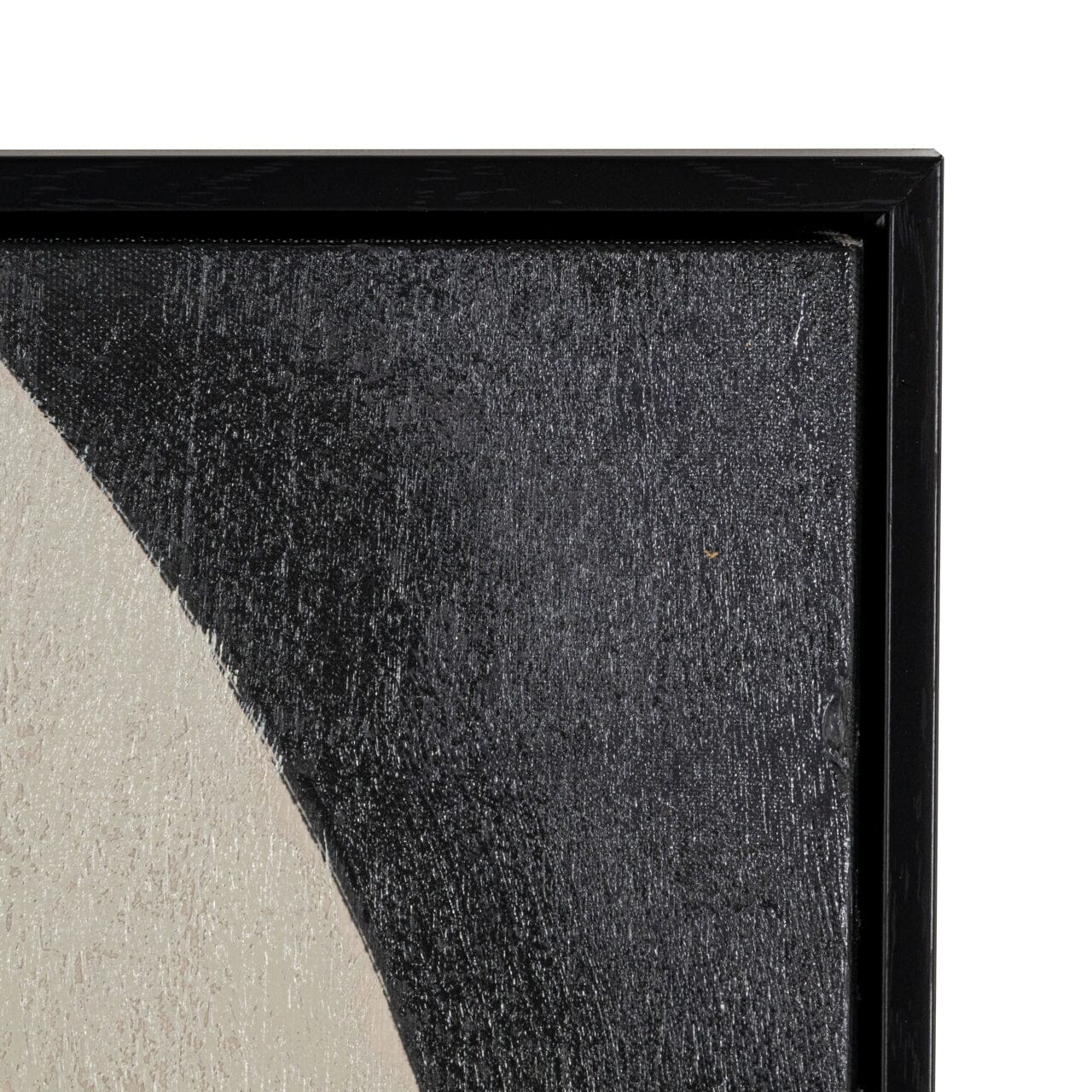 Ellia XL Black & Cream Monochrome Geometric Wall Art Accessories 