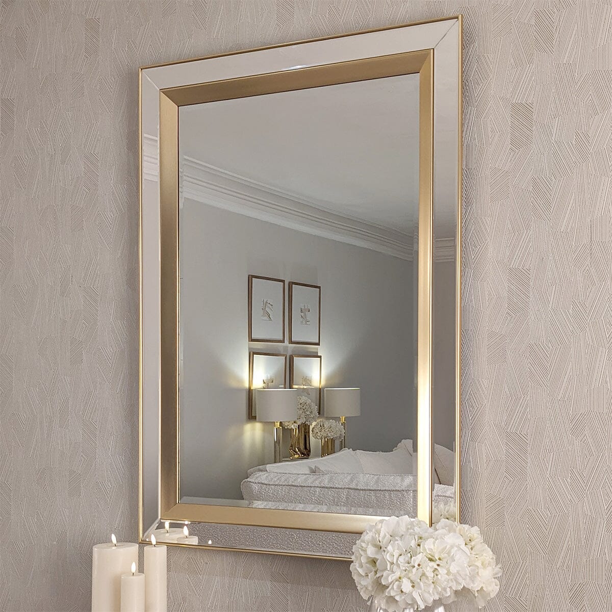 Modern Mirror Frame Designs Black Rectangular Mirror | Modern Hallway