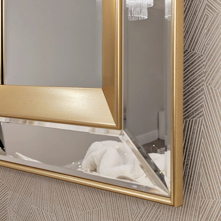 Eloise Gold Framed Wall Mirrors - Set of 4 Accessories 