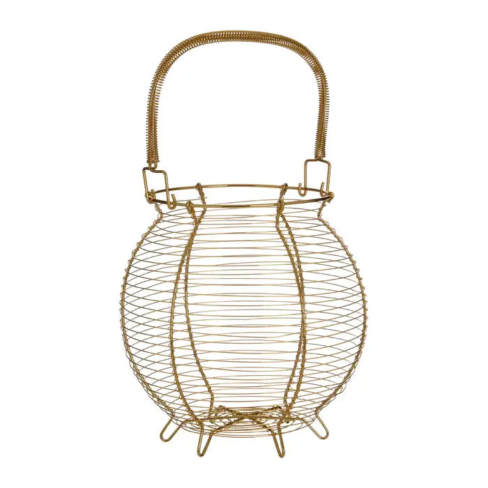 Elva Gold Finish Egg Basket Accessories 