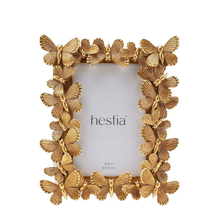 Elysia Gold 3D Butterfly Photo Frame- 4x6" Accessories 