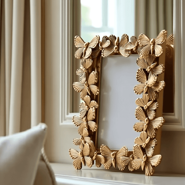 Elysia Gold 3D Butterfly Photo Frame- 4x6" Accessories 