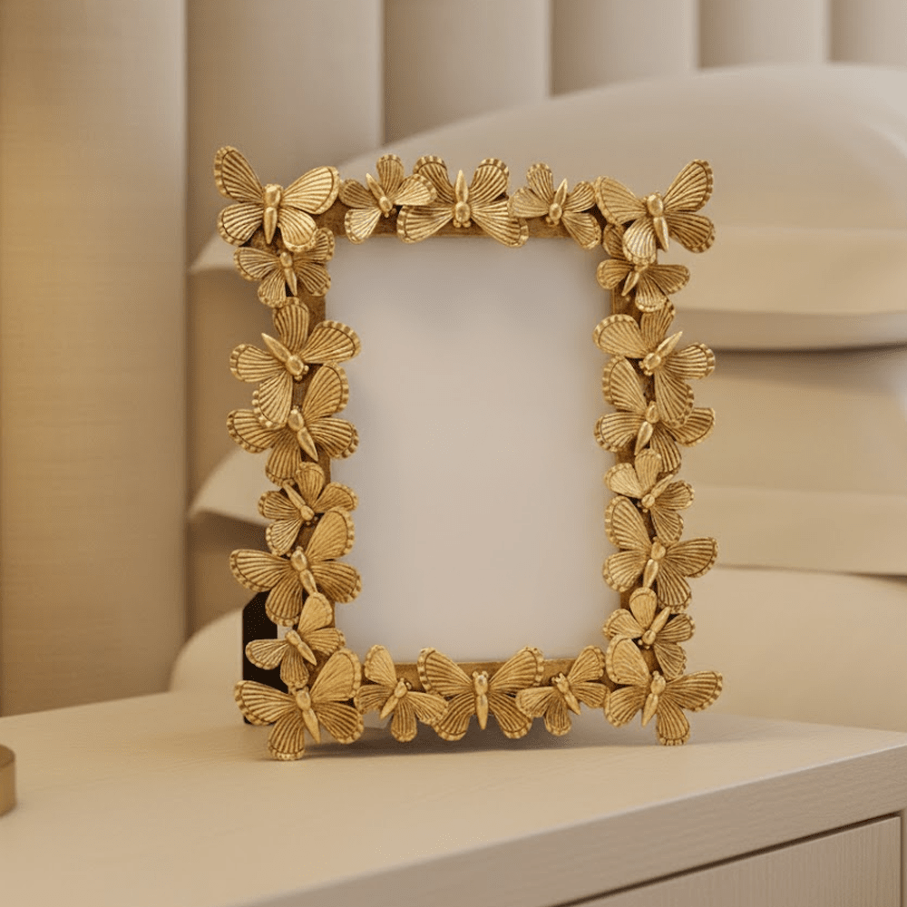 Elysia Gold 3D Butterfly Photo Frame- 5x7" Accessories 