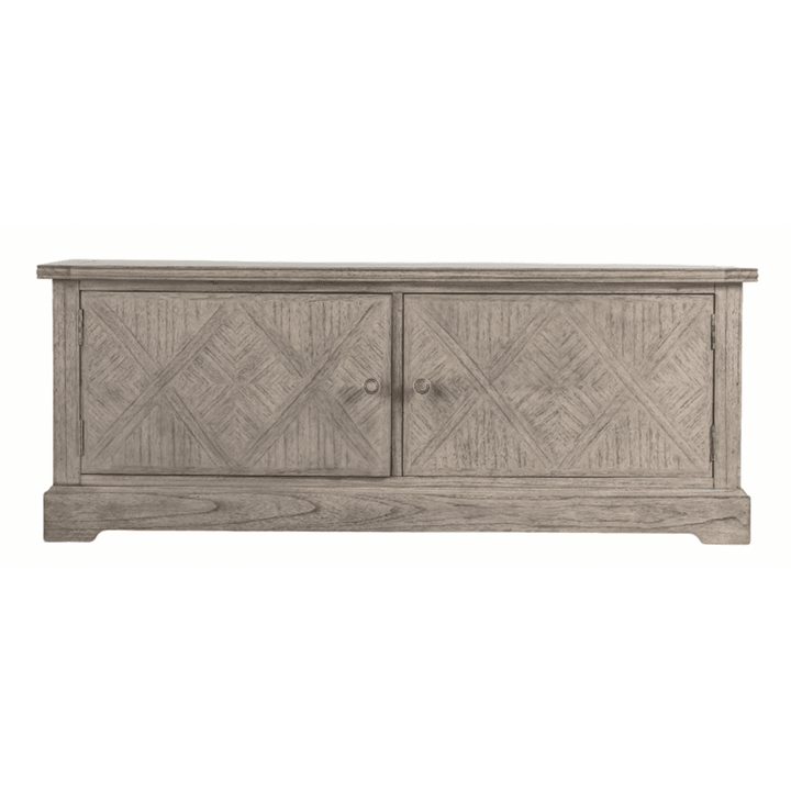 Elysium Natural Wood 2 Door Media Unit Furniture 