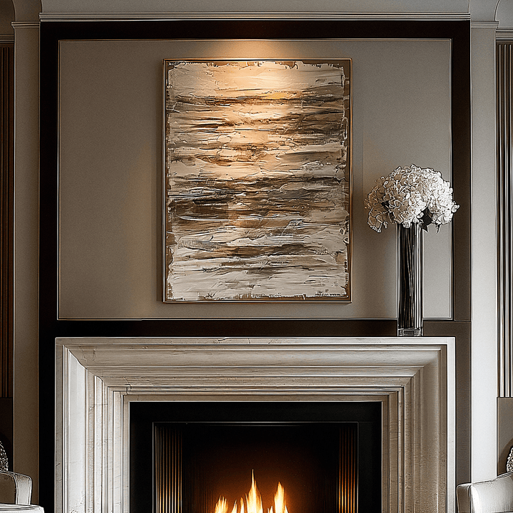 Emiliano Large Abstract Hand Painted Framed Canvas Wall Art Accessories 
