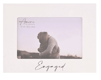 'Engaged' Decorative White Photo Frame Accessories 