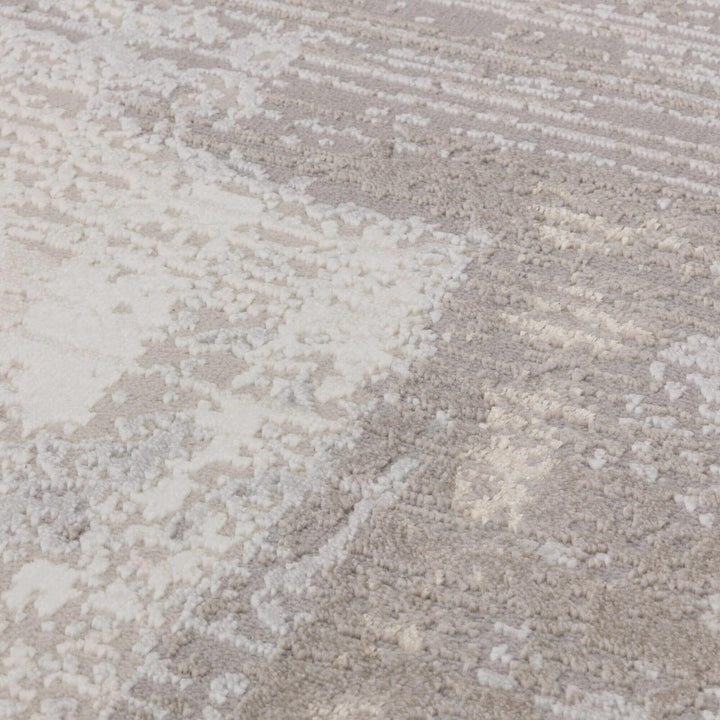 Envie Neutral Abstract Patterned Rug – Rowen Homes